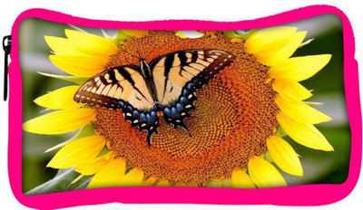 

Snoogg Eco Friendly Canvas Butterfly Seeking Honey From Sunflower Designer Student Pen Pencil Case Coin Purse Pouch Cosmetic Makeup Bag (PINK) Pouch(Multicolor)