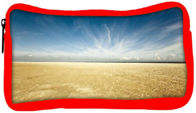 

Snoogg Eco Friendly Canvas Golden Sand Beach Designer Student Pen Pencil Case Coin Purse Pouch Cosmetic Makeup Bag (RED) Pouch(Multicolor)