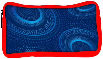 

Snoogg Eco Friendly Canvas Vector Fractal Background Student Pen Pencil Case Coin Purse Pouch Cosmetic Makeup Bag (RED) Pouch(Multicolor)
