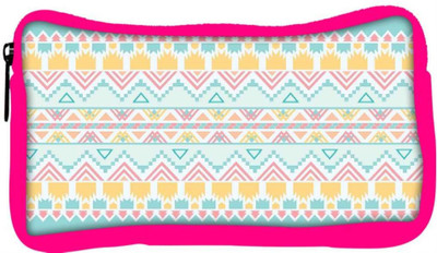 

Snoogg Eco Friendly Canvas Light Blue Aztec Student Pen Pencil Case Coin Purse Pouch Cosmetic Makeup Bag (PINK) Pouch(Multicolor)