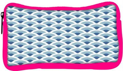 

Snoogg Eco Friendly Canvas Abstract White Blue Pattern 1 Designer Student Pen Pencil Case Coin Purse Pouch Cosmetic Makeup Bag (PINK) Pouch(Multicolor)