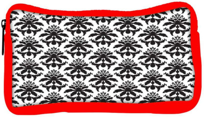 

Snoogg Eco Friendly Canvas Dark Black Pattern Designer Student Pen Pencil Case Coin Purse Pouch Cosmetic Makeup Bag (RED) Pouch(Multicolor)