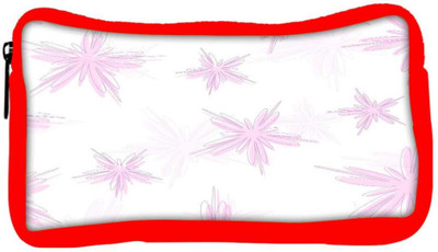 

Snoogg Eco Friendly Canvas Abstract Pink White Pattern Designer Student Pen Pencil Case Coin Purse Pouch Cosmetic Makeup Bag (RED) Pouch(Multicolor)