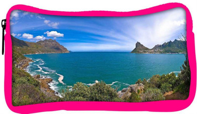 

Snoogg Eco Friendly Canvas Amazing Sea View Designer Student Pen Pencil Case Coin Purse Pouch Cosmetic Makeup Bag (PINK) Pouch(Multicolor)