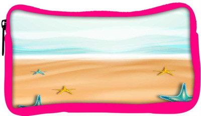 

Snoogg Eco Friendly Canvas Abstract Summer Background Student Pen Pencil Case Coin Purse Pouch Cosmetic Makeup Bag (PINK) Pouch(Multicolor)