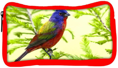

Snoogg Eco Friendly Canvas Colorful Bird Designer Student Pen Pencil Case Coin Purse Pouch Cosmetic Makeup Bag (RED) Pouch(Multicolor)