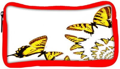 

Snoogg Eco Friendly Canvas Kaleidoscopic Butterflies Student Pen Pencil Case Coin Purse Pouch Cosmetic Makeup Bag (RED) Pouch(Multicolor)