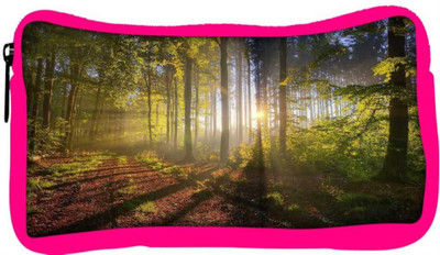 

Snoogg Eco Friendly Canvas Patternd Dense Forest Designer Student Pen Pencil Case Coin Purse Pouch Cosmetic Makeup Bag (PINK) Pouch(Multicolor)