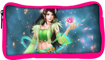 

Snoogg Eco Friendly Canvas Fantasy Girl Designer Student Pen Pencil Case Coin Purse Pouch Cosmetic Makeup Bag (PINK) Pouch(Multicolor)