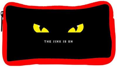 

Snoogg Eco Friendly Canvas Jinx Is On Designer Student Pen Pencil Case Coin Purse Pouch Cosmetic Makeup Bag (RED) Pouch(Multicolor)