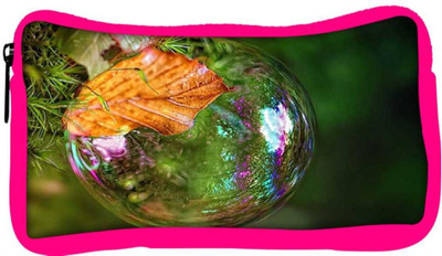 

Snoogg Eco Friendly Canvas Bubble Drops Student Pen Pencil Case Coin Purse Pouch Cosmetic Makeup Bag (PINK) Pouch(Multicolor)