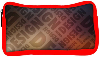

Snoogg Eco Friendly Canvas Design Designer Student Pen Pencil Case Coin Purse Pouch Cosmetic Makeup Bag (RED) Pouch(Multicolor)