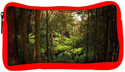 

Snoogg Eco Friendly Canvas Dense Forest Designer Student Pen Pencil Case Coin Purse Pouch Cosmetic Makeup Bag (RED) Pouch(Multicolor)