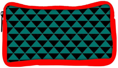 

Snoogg Eco Friendly Canvas Traingle Psyche Pattern Student Pen Pencil Case Coin Purse Pouch Cosmetic Makeup Bag (RED) Pouch(Multicolor)