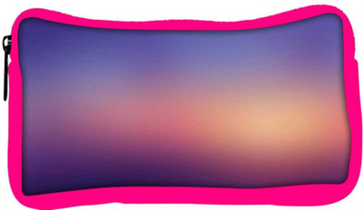 

Snoogg Eco Friendly Canvas Evening Sunset Designer Student Pen Pencil Case Coin Purse Pouch Cosmetic Makeup Bag (PINK) Pouch(Multicolor)