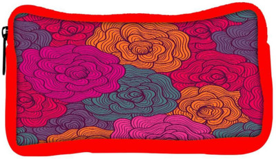 

Snoogg Eco Friendly Canvas Seamless Hand Drawn Waves Texture Student Pen Pencil Case Coin Purse Pouch Cosmetic Makeup Bag (RED) Pouch(Multicolor)