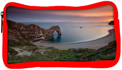 

Snoogg Eco Friendly Canvas Amazing Ocean View Designer Student Pen Pencil Case Coin Purse Pouch Cosmetic Makeup Bag (RED) Pouch(Multicolor)