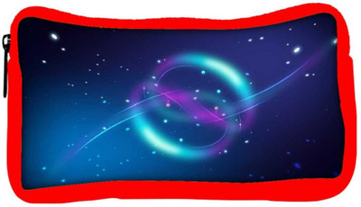 

Snoogg Eco Friendly Canvas Sparkling Circles Designer Student Pen Pencil Case Coin Purse Pouch Cosmetic Makeup Bag (RED) Pouch(Multicolor)