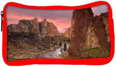 

Snoogg Eco Friendly Canvas Pathway For Water Designer Student Pen Pencil Case Coin Purse Pouch Cosmetic Makeup Bag (RED) Pouch(Multicolor)