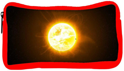 

Snoogg Eco Friendly Canvas Moon In Space Designer Student Pen Pencil Case Coin Purse Pouch Cosmetic Makeup Bag (RED) Pouch(Multicolor)