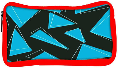 

Snoogg Eco Friendly Canvas Blue Pieces Of Triangle Designer Student Pen Pencil Case Coin Purse Pouch Cosmetic Makeup Bag (RED) Pouch(Multicolor)