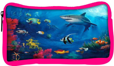 

Snoogg Eco Friendly Canvas Underwater Life 2727 Student Pen Pencil Case Coin Purse Pouch Cosmetic Makeup Bag (PINK) Pouch(Multicolor)