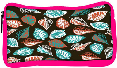 

Snoogg Eco Friendly Canvas Multicolor Leaves Brown Pattern Designer Student Pen Pencil Case Coin Purse Pouch Cosmetic Makeup Bag (PINK) Pouch(Multicolor)