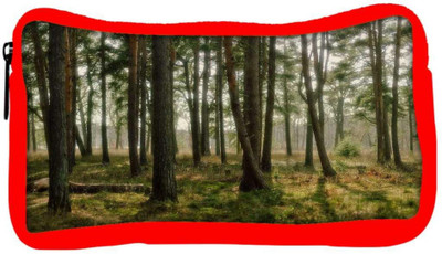 

Snoogg Eco Friendly Canvas Abstract Trees Designer Student Pen Pencil Case Coin Purse Pouch Cosmetic Makeup Bag (RED) Pouch(Multicolor)