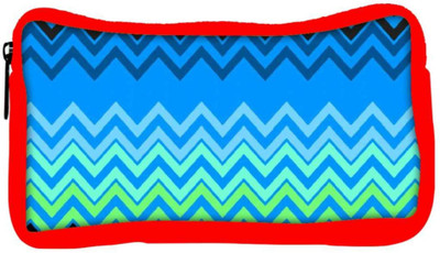 

Snoogg Eco Friendly Canvas Wave Patterns Blues Student Pen Pencil Case Coin Purse Pouch Cosmetic Makeup Bag (RED) Pouch(Multicolor)