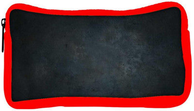 

Snoogg Eco Friendly Canvas Metal Textures Designer Student Pen Pencil Case Coin Purse Pouch Cosmetic Makeup Bag (RED) Pouch(Multicolor)