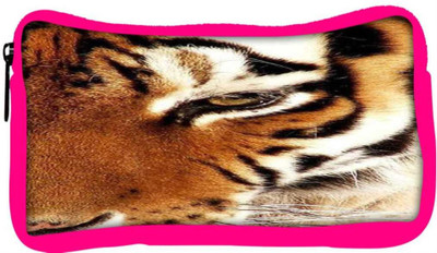 

Snoogg Eco Friendly Canvas Tiger 22 Student Pen Pencil Case Coin Purse Pouch Cosmetic Makeup Bag (PINK) Pouch(Multicolor)