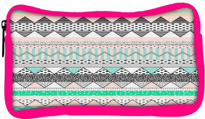 

Snoogg Eco Friendly Canvas Polka Wave Aztec Student Pen Pencil Case Coin Purse Pouch Cosmetic Makeup Bag (PINK) Pouch(Multicolor)