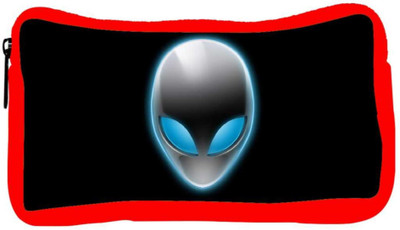 

Snoogg Eco Friendly Canvas Alien Mask Designer Student Pen Pencil Case Coin Purse Pouch Cosmetic Makeup Bag (RED) Pouch(Multicolor)
