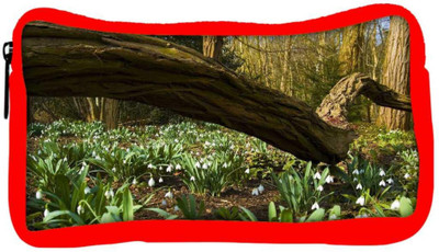 

Snoogg Eco Friendly Canvas Long Branch Tree Designer Student Pen Pencil Case Coin Purse Pouch Cosmetic Makeup Bag (RED) Pouch(Multicolor)