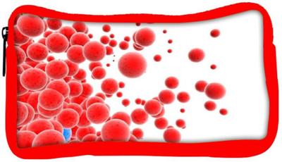 

Snoogg Eco Friendly Canvas Red Spots Designer Student Pen Pencil Case Coin Purse Pouch Cosmetic Makeup Bag (RED) Pouch(Multicolor)