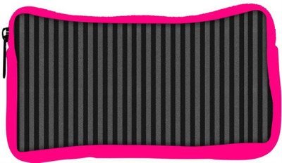 

Snoogg Eco Friendly Canvas Grey Lines Student Pen Pencil Case Coin Purse Pouch Cosmetic Makeup Bag (PINK) Pouch(Multicolor)