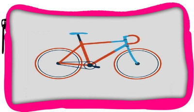 

Snoogg Eco Friendly Canvas Minimal Cycle Ride Student Pen Pencil Case Coin Purse Pouch Cosmetic Makeup Bag (PINK) Pouch(Multicolor)