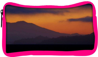 

Snoogg Eco Friendly Canvas Evening Landscape Background Student Pen Pencil Case Coin Purse Pouch Cosmetic Makeup Bag (PINK) Pouch(Multicolor)