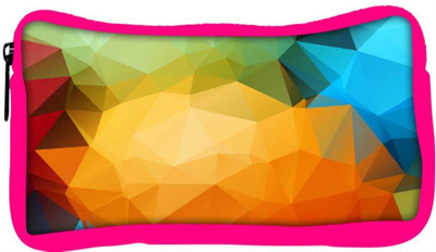 

Snoogg Eco Friendly Canvas Multicolor Pattern Design Designer Student Pen Pencil Case Coin Purse Pouch Cosmetic Makeup Bag (PINK) Pouch(Multicolor)