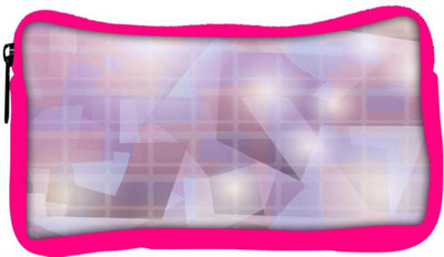 

Snoogg Eco Friendly Canvas Abstract Pattern Design Designer Student Pen Pencil Case Coin Purse Pouch Cosmetic Makeup Bag (PINK) Pouch(Multicolor)
