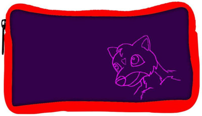 

Snoogg Eco Friendly Canvas Cute Creature Purple Designer Student Pen Pencil Case Coin Purse Pouch Cosmetic Makeup Bag (RED) Pouch(Multicolor)
