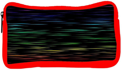 

Snoogg Eco Friendly Canvas Laser Shower 2414 Student Pen Pencil Case Coin Purse Pouch Cosmetic Makeup Bag (RED) Pouch(Multicolor)