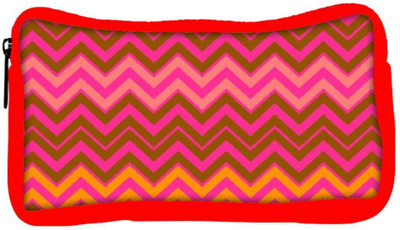 

Snoogg Eco Friendly Canvas Wave Patterns Student Pen Pencil Case Coin Purse Pouch Cosmetic Makeup Bag (RED) Pouch(Multicolor)