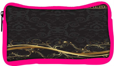 

Snoogg Eco Friendly Canvas Abstract Background Student Pen Pencil Case Coin Purse Pouch Cosmetic Makeup Bag (PINK) Pouch(Multicolor)