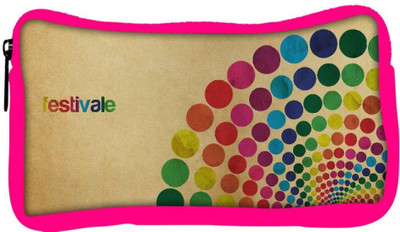 

Snoogg Eco Friendly Canvas Festival Of Colors Abstract Designer Student Pen Pencil Case Coin Purse Pouch Cosmetic Makeup Bag (PINK) Pouch(Multicolor)