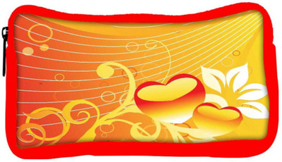 

Snoogg Eco Friendly Canvas Abstract Romantic Wallpaper Of Floral Themes In Orange Student Pen Pencil Case Coin Purse Pouch Cosmetic Makeup Bag (RED) Pouch(Multicolor)