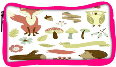 

Snoogg Eco Friendly Canvas Autumn Forest Student Pen Pencil Case Coin Purse Pouch Cosmetic Makeup Bag (PINK) Pouch(Multicolor)