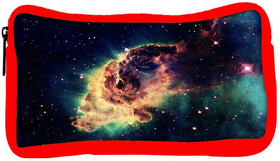 

Snoogg Eco Friendly Canvas Meteorite Space Student Pen Pencil Case Coin Purse Pouch Cosmetic Makeup Bag (RED) Pouch(Multicolor)