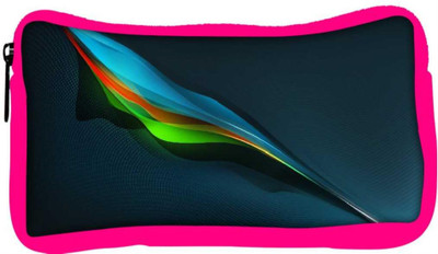 

Snoogg Eco Friendly Canvas Feather Abstract Designer Student Pen Pencil Case Coin Purse Pouch Cosmetic Makeup Bag (PINK) Pouch(Multicolor)