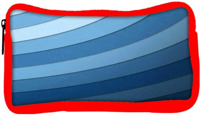 

Snoogg Eco Friendly Canvas Sound Waves Student Pen Pencil Case Coin Purse Pouch Cosmetic Makeup Bag (RED) Pouch(Multicolor)